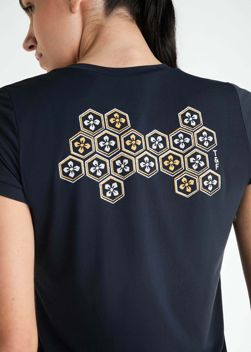 T-shirt Mulher Manga Curta Thermodry®  Colmeia