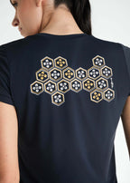 T-shirt Mulher Manga Curta Thermodry®  Colmeia