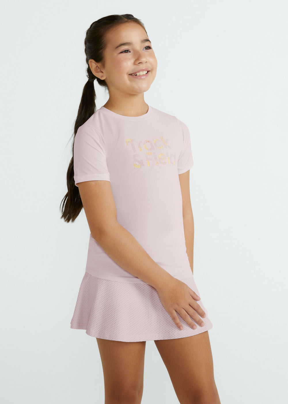 Kinder-T-Shirt Damen Kurzarm Thermodry Komori
