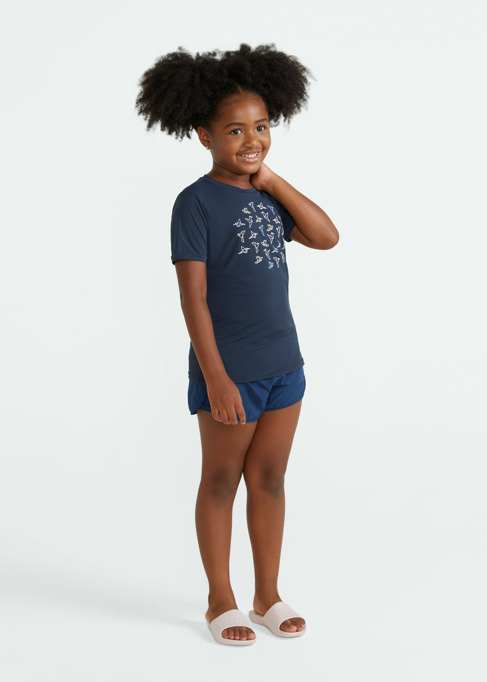 Kinder-T-Shirt Frau Kurzarm Thermodry Tsuru Kids