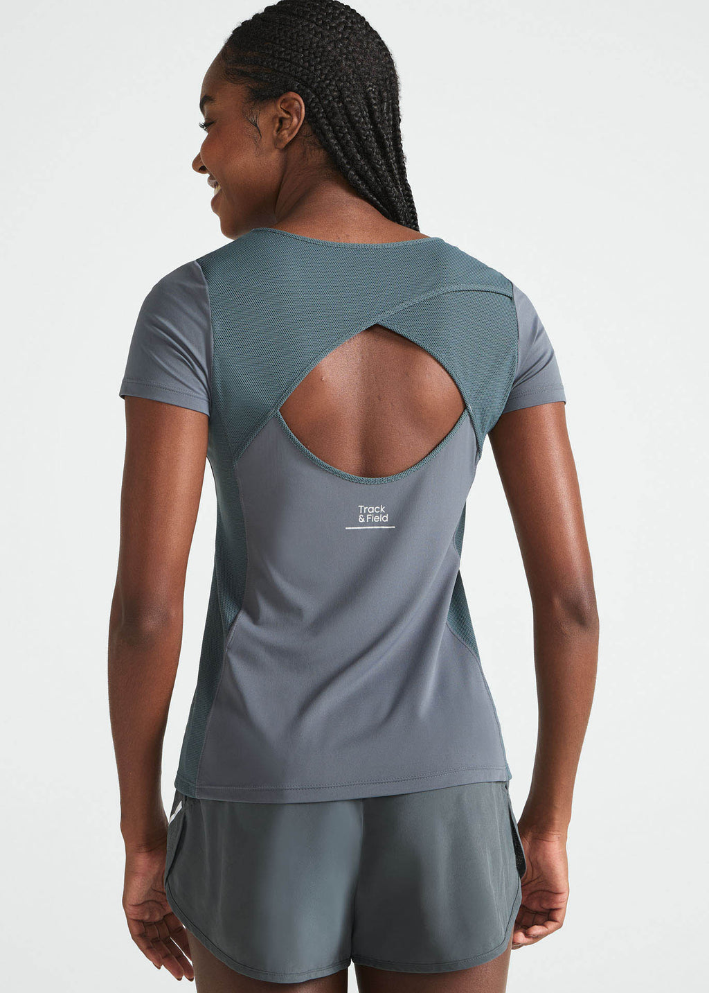 T-shirt Mulher Manga Curta Transpasse