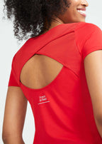T-shirt Mulher Manga Curta Transpasse