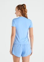 T-shirt Mulher Manga Curta Uv Mesh