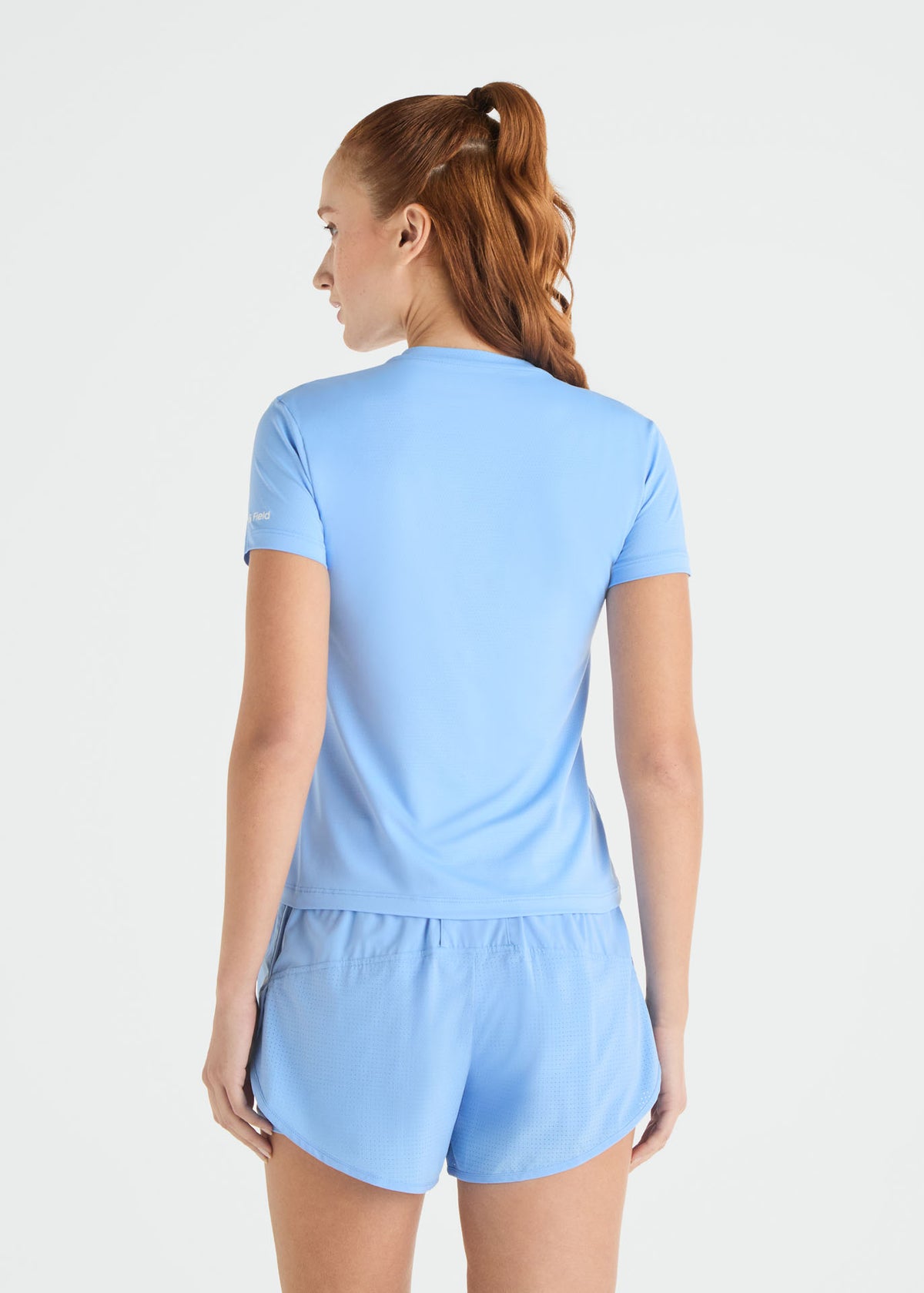 T-shirt Mulher Manga Curta Uv Mesh