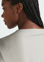 T-shirt Mulher Manga Longa Overlocada