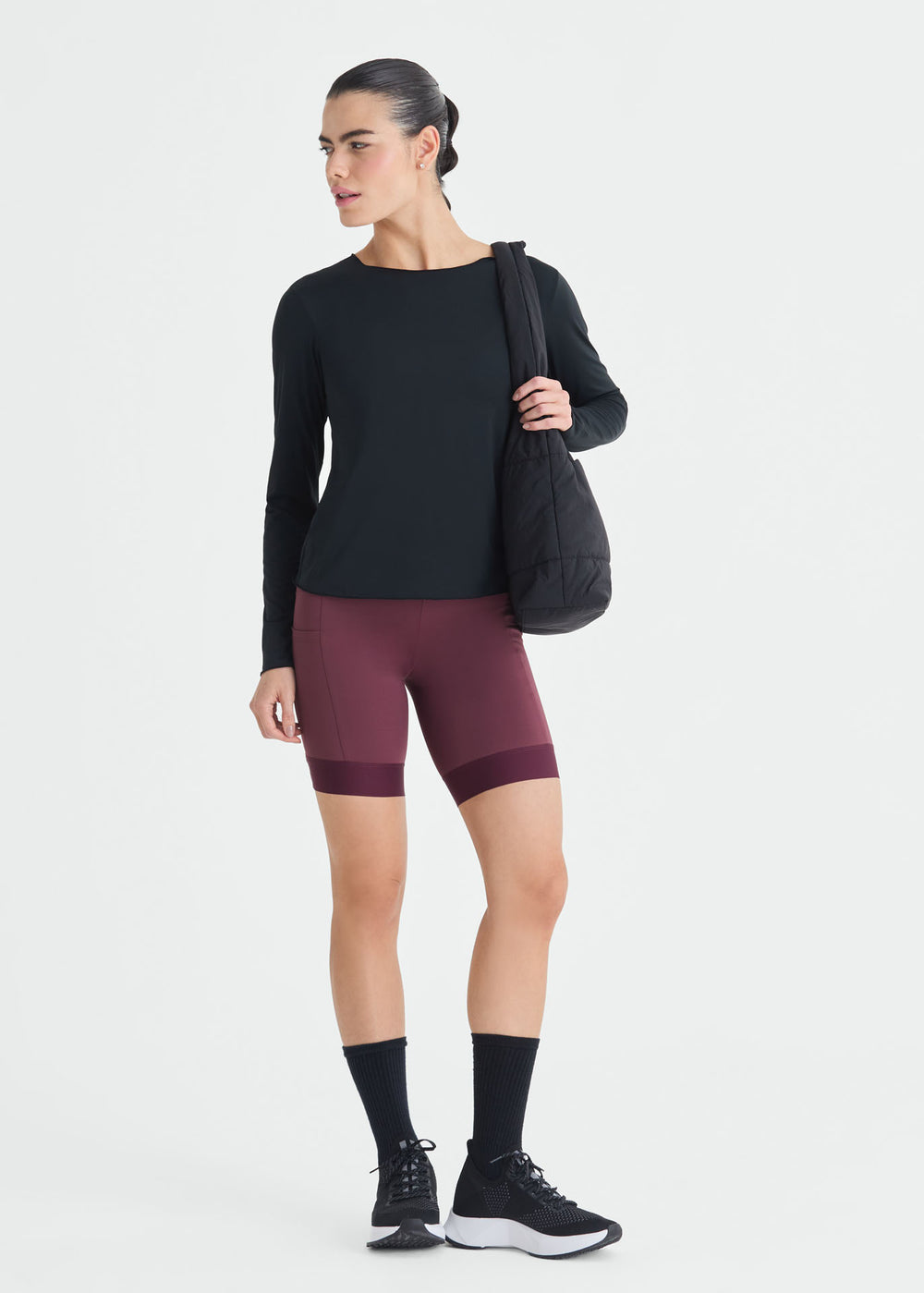 Women's Long Sleeve Overlocked T-shirt