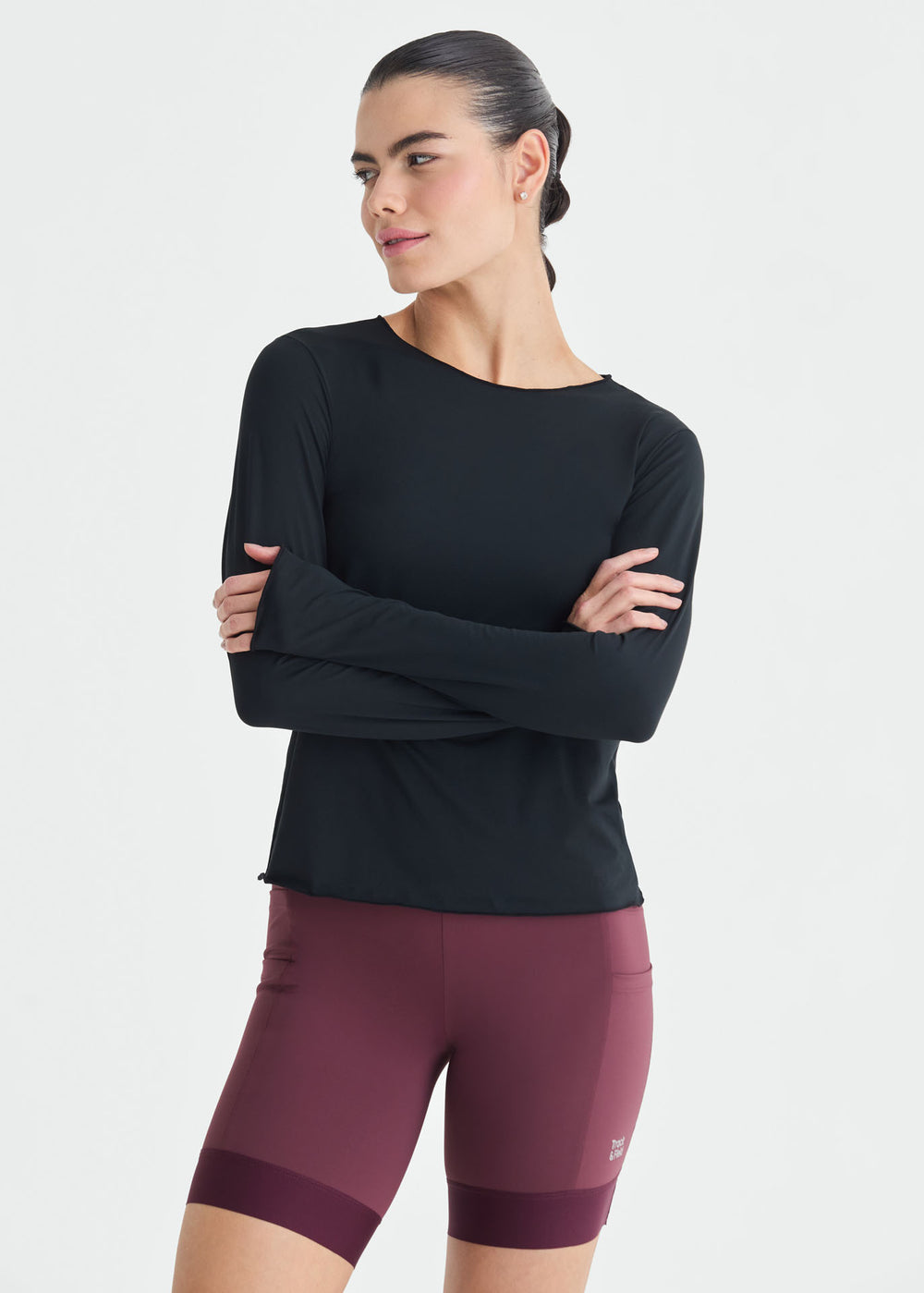 Women's Long Sleeve Overlocked T-shirt