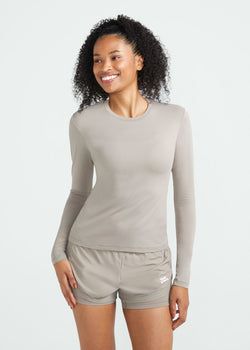 T-shirt Mulher Manga Longa Uv Mesh