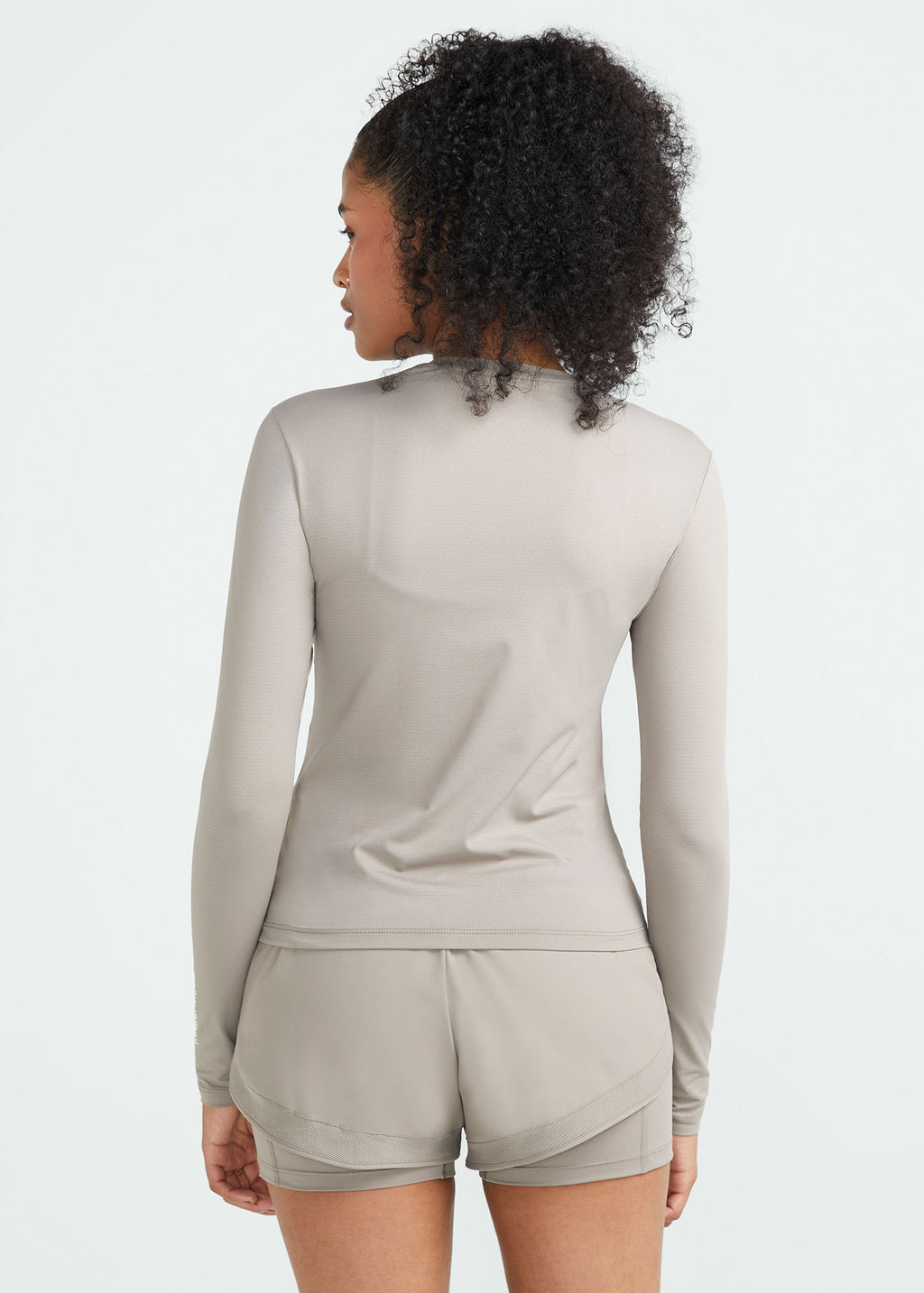 T-shirt Mulher Manga Longa Uv Mesh