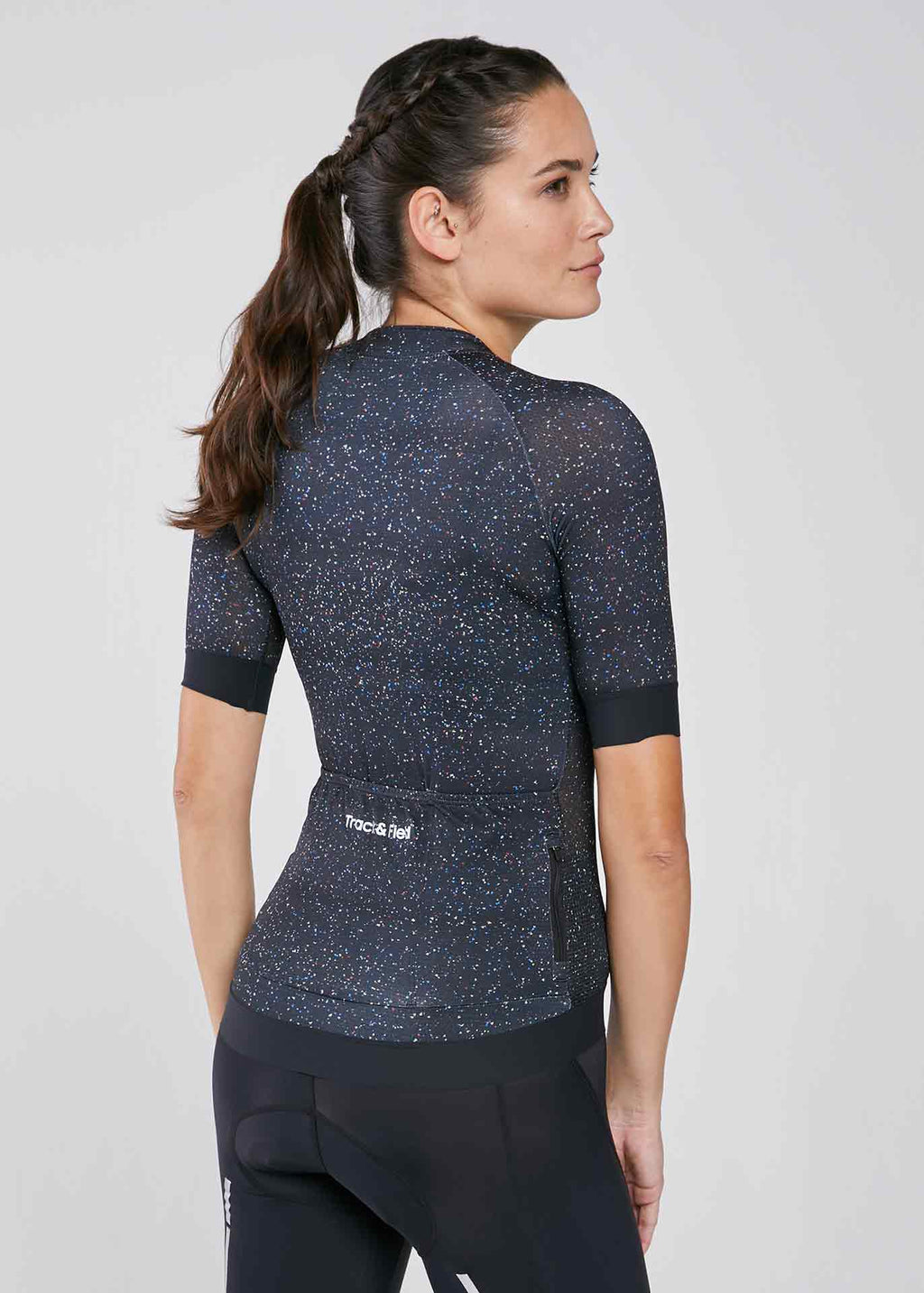 Kurzärmliges Fahrrad-T-Shirt für Damen