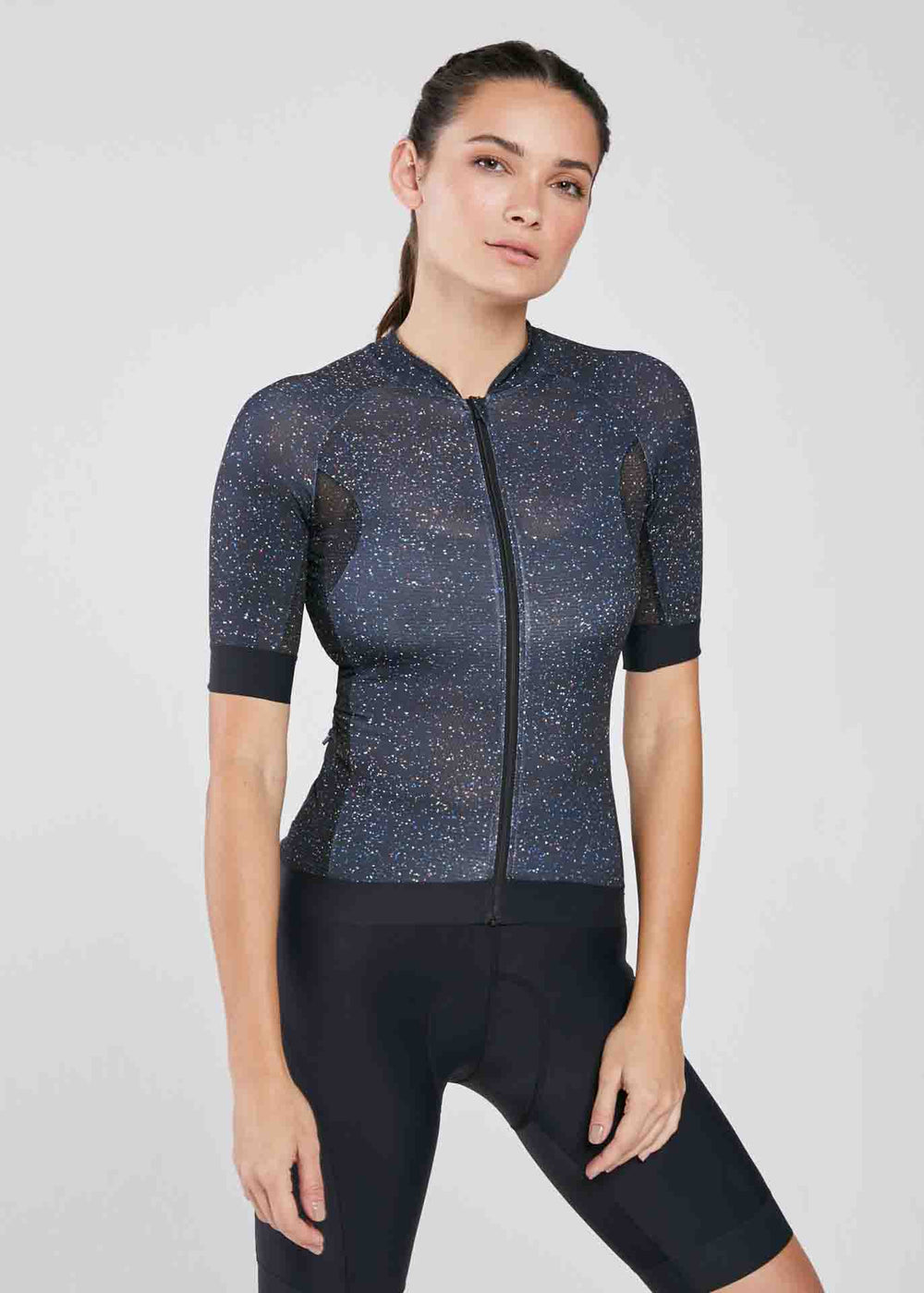 Camiseta de ciclismo de manga corta para mujer