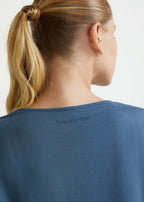 Camiseta suave de manga corta para mujer