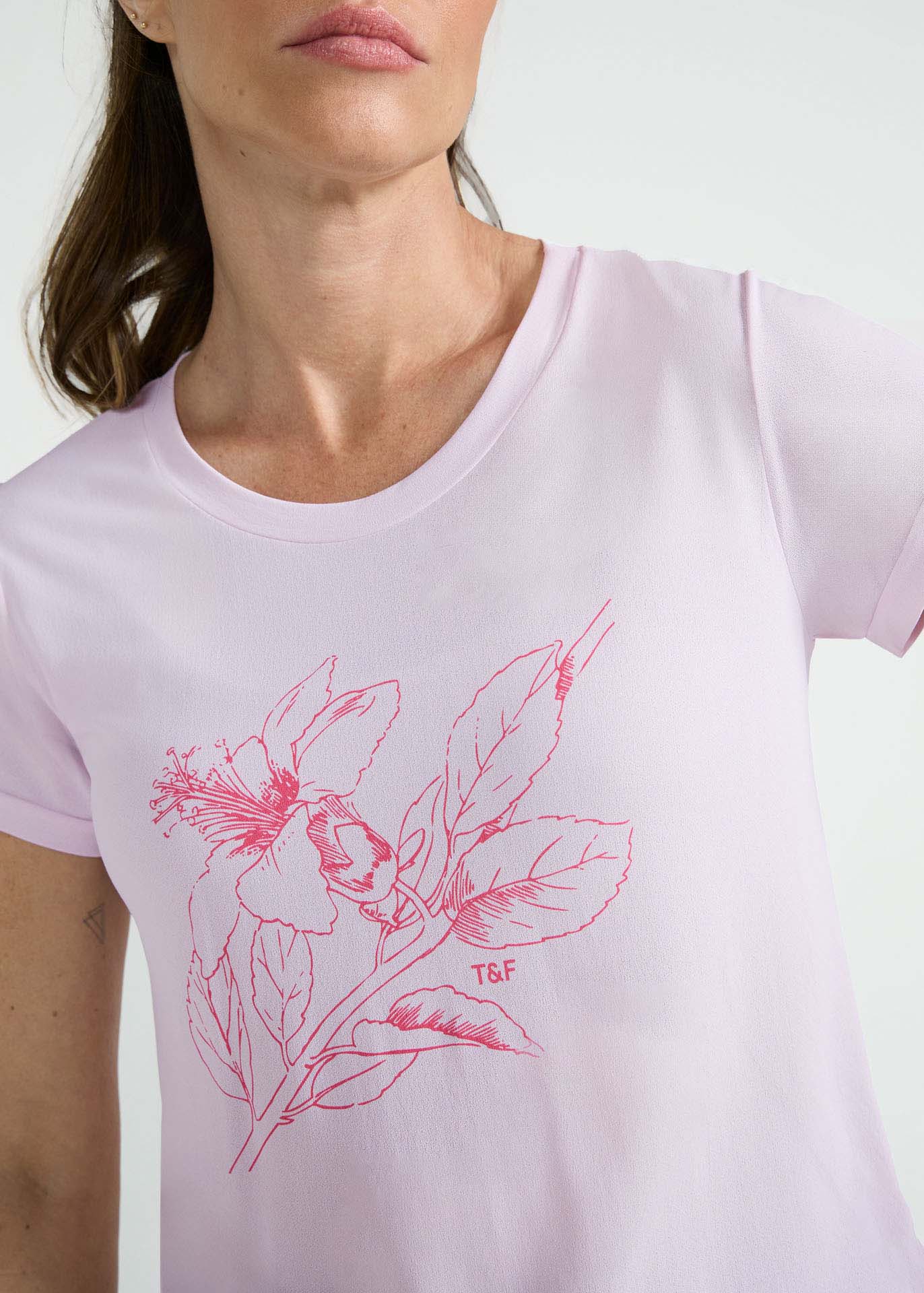 T-Shirt Mulher Manga Curta Thermodry
