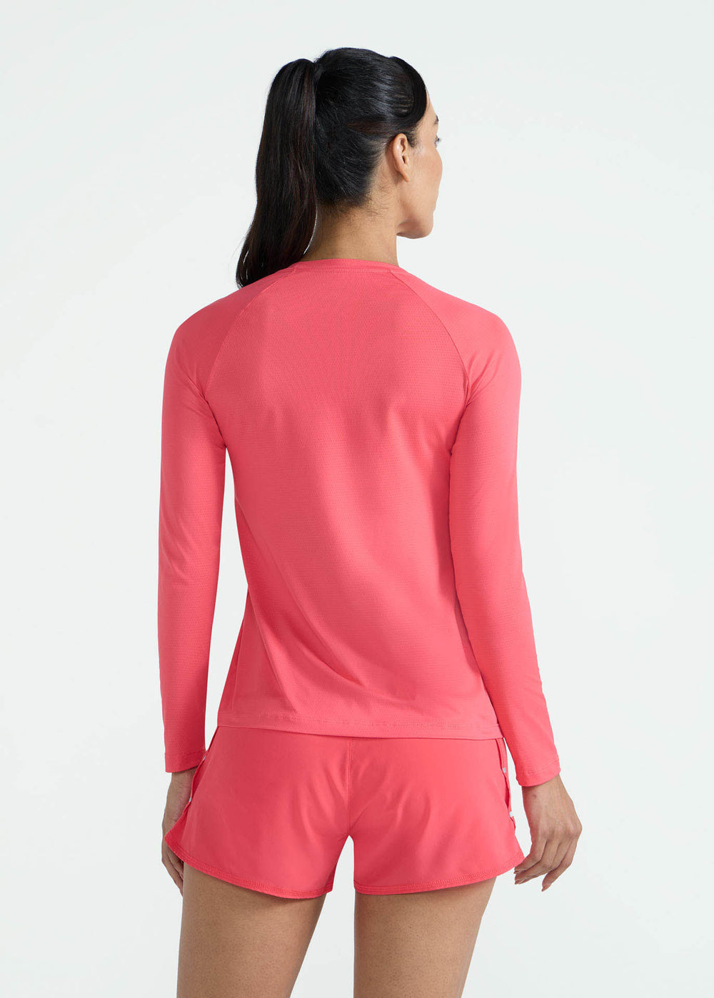 T-shirt Mulher Manga Longa Uv Mesh