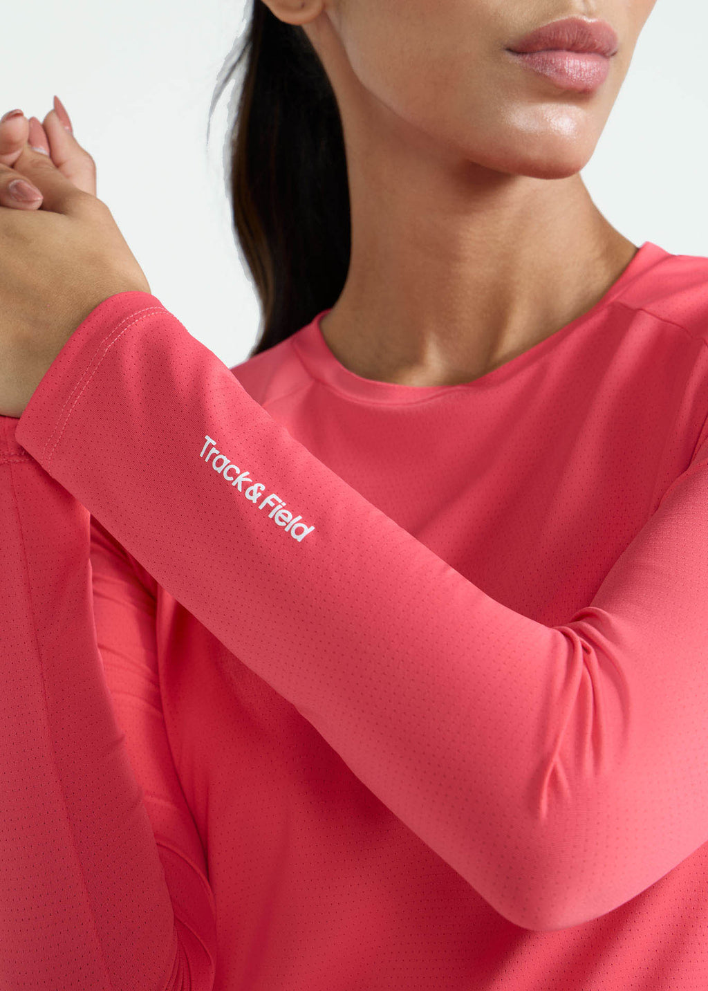 T-shirt Mulher Manga Longa Uv Mesh