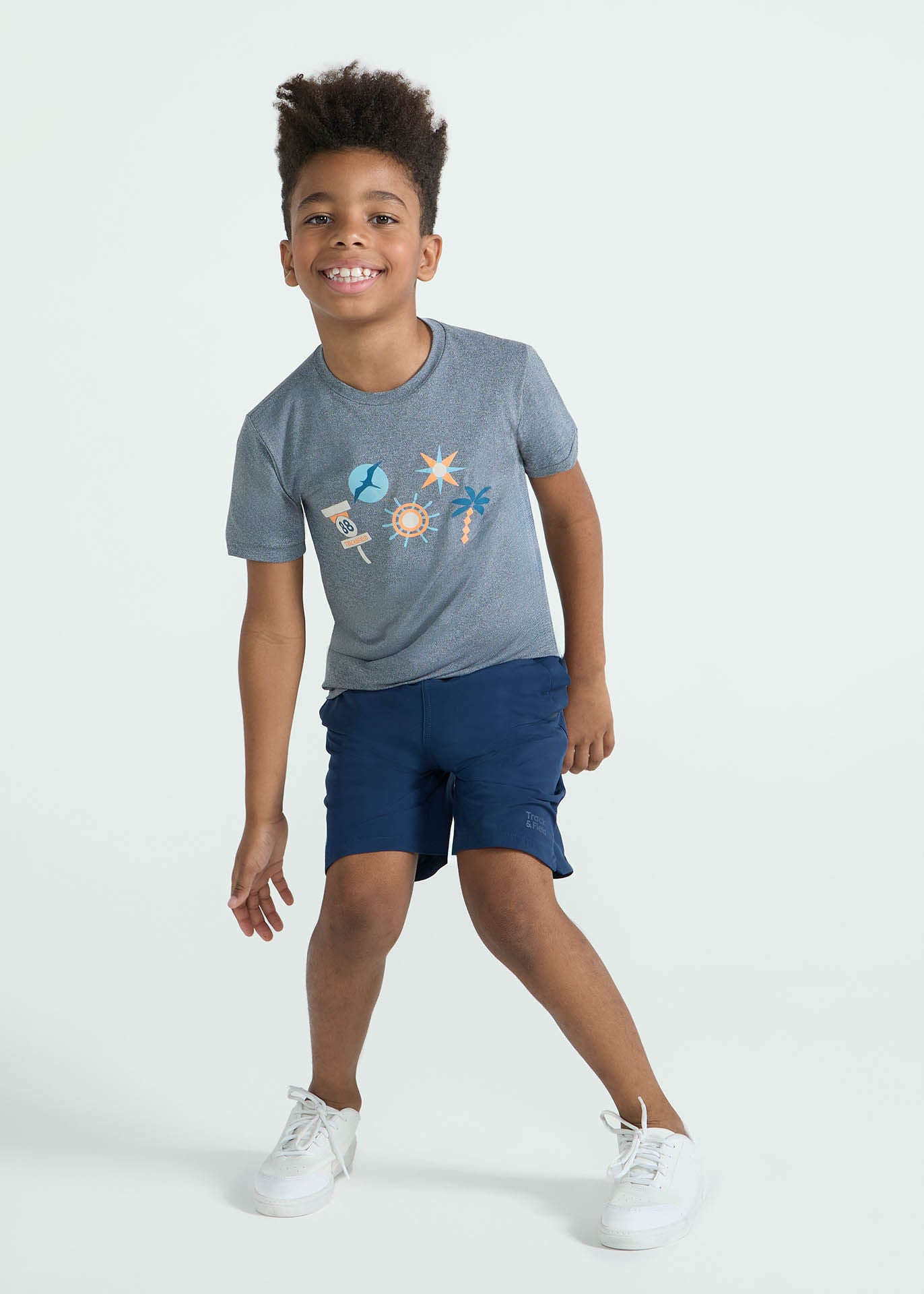 Kinder-T-Shirt Kurzarm Thermodry Leme