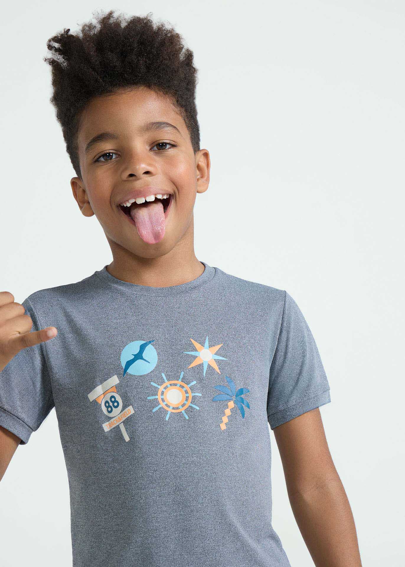Camiseta Infantil Manga Corta Thermodry timón