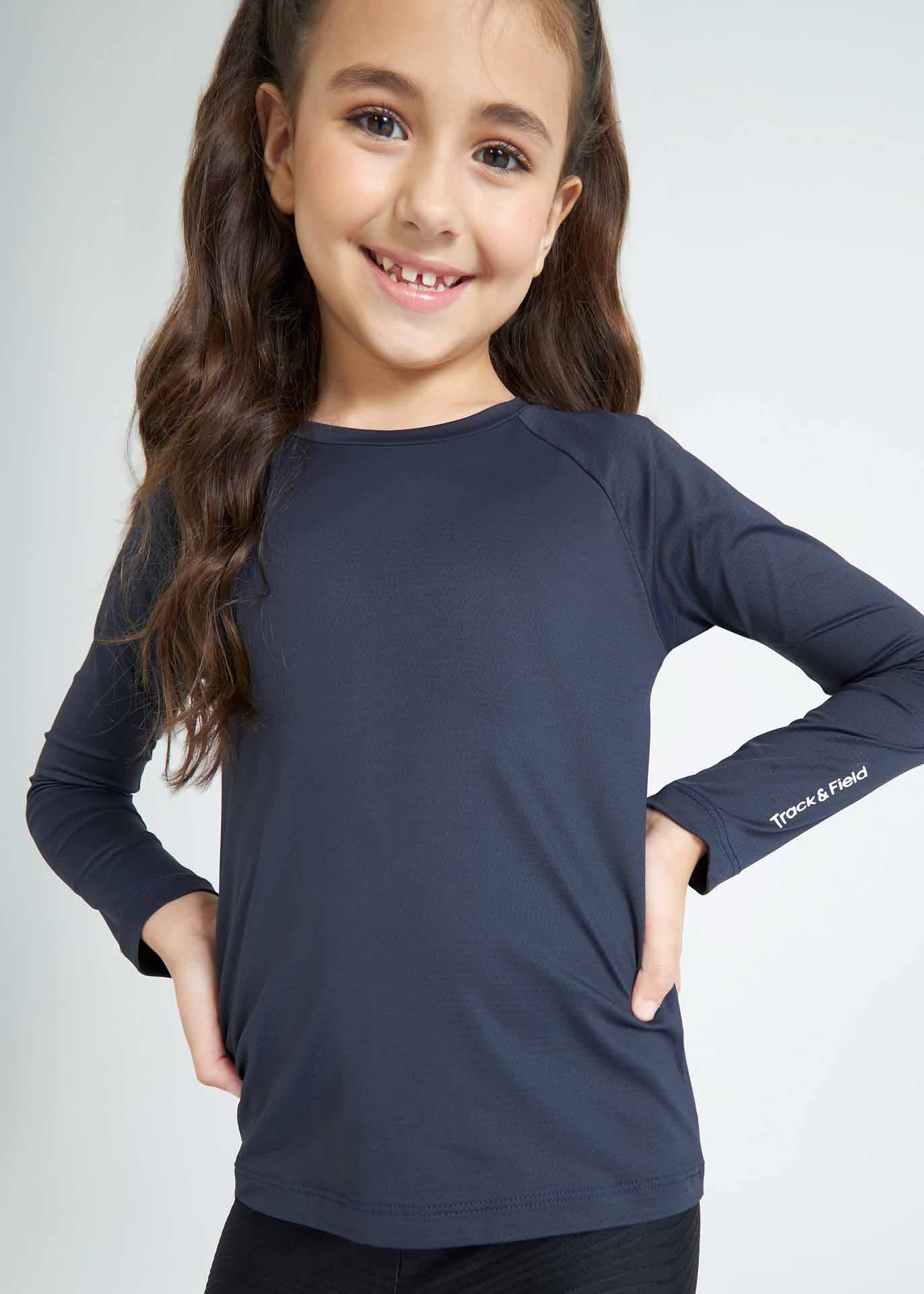 Unisex Children's T-shirt Long Sleeve UV Mesh