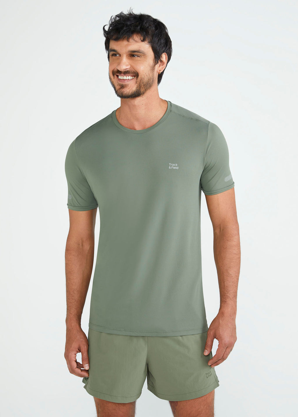 Camiseta deportiva de manga corta para hombre