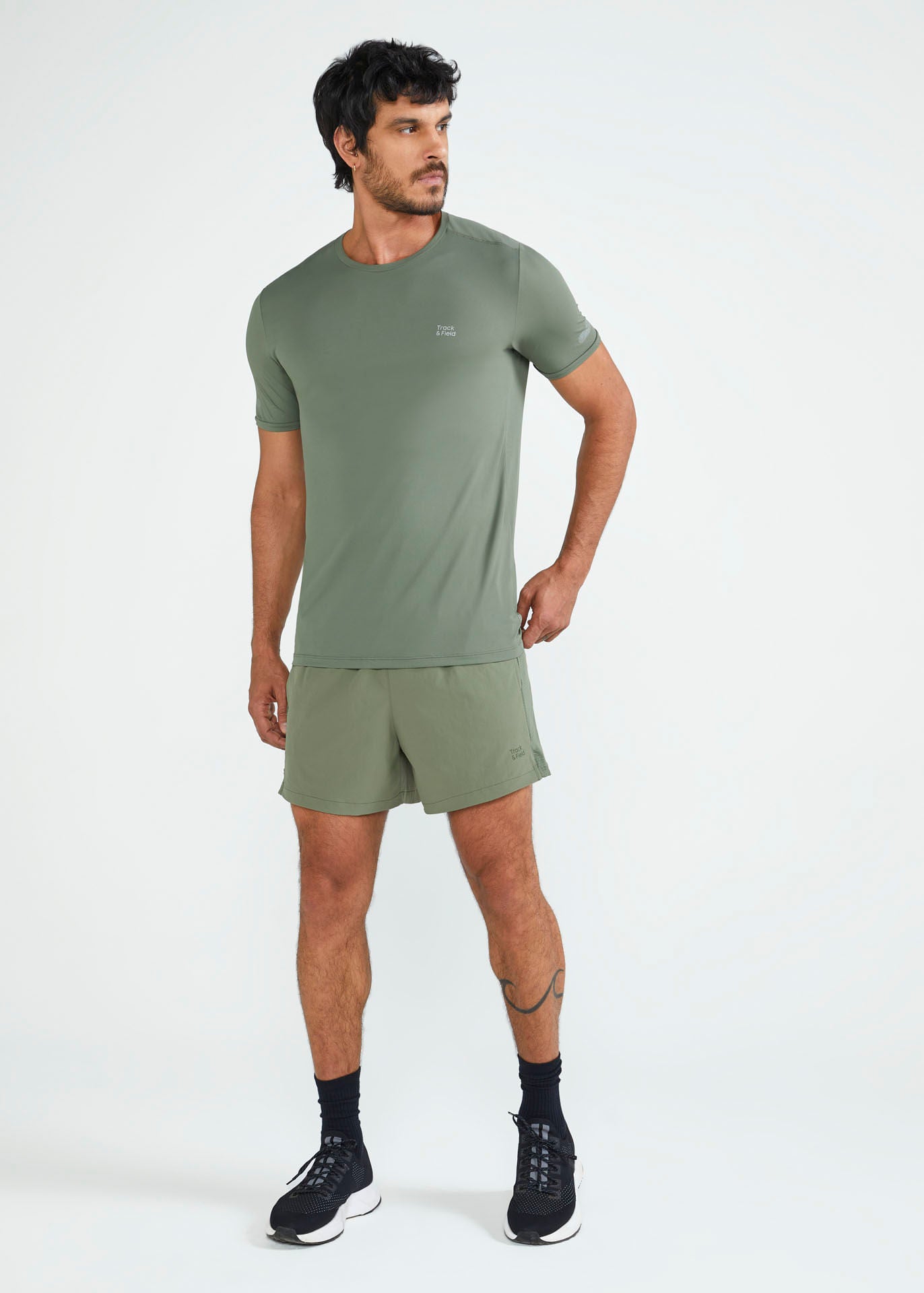 Camiseta deportiva de manga corta para hombre