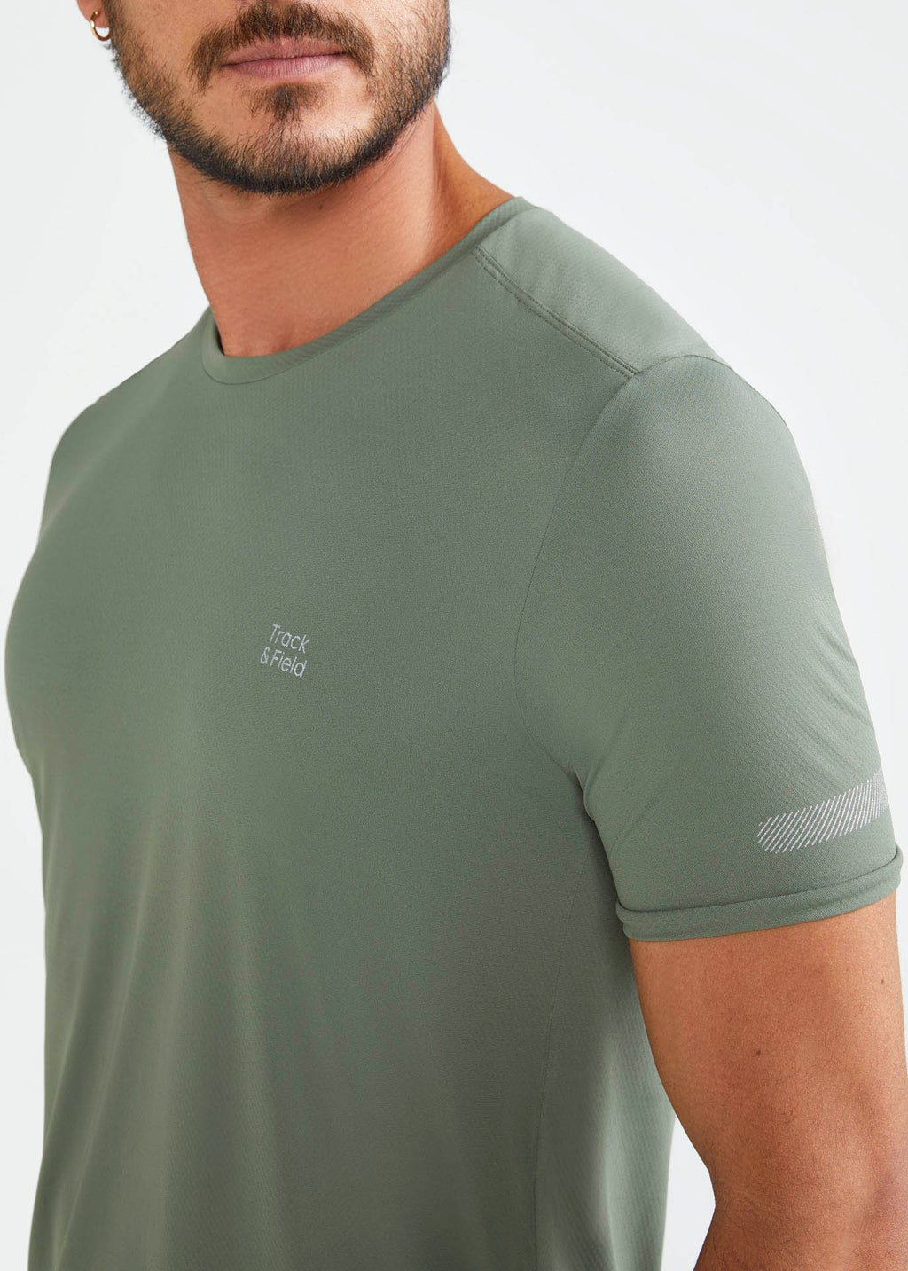 Camiseta deportiva de manga corta para hombre