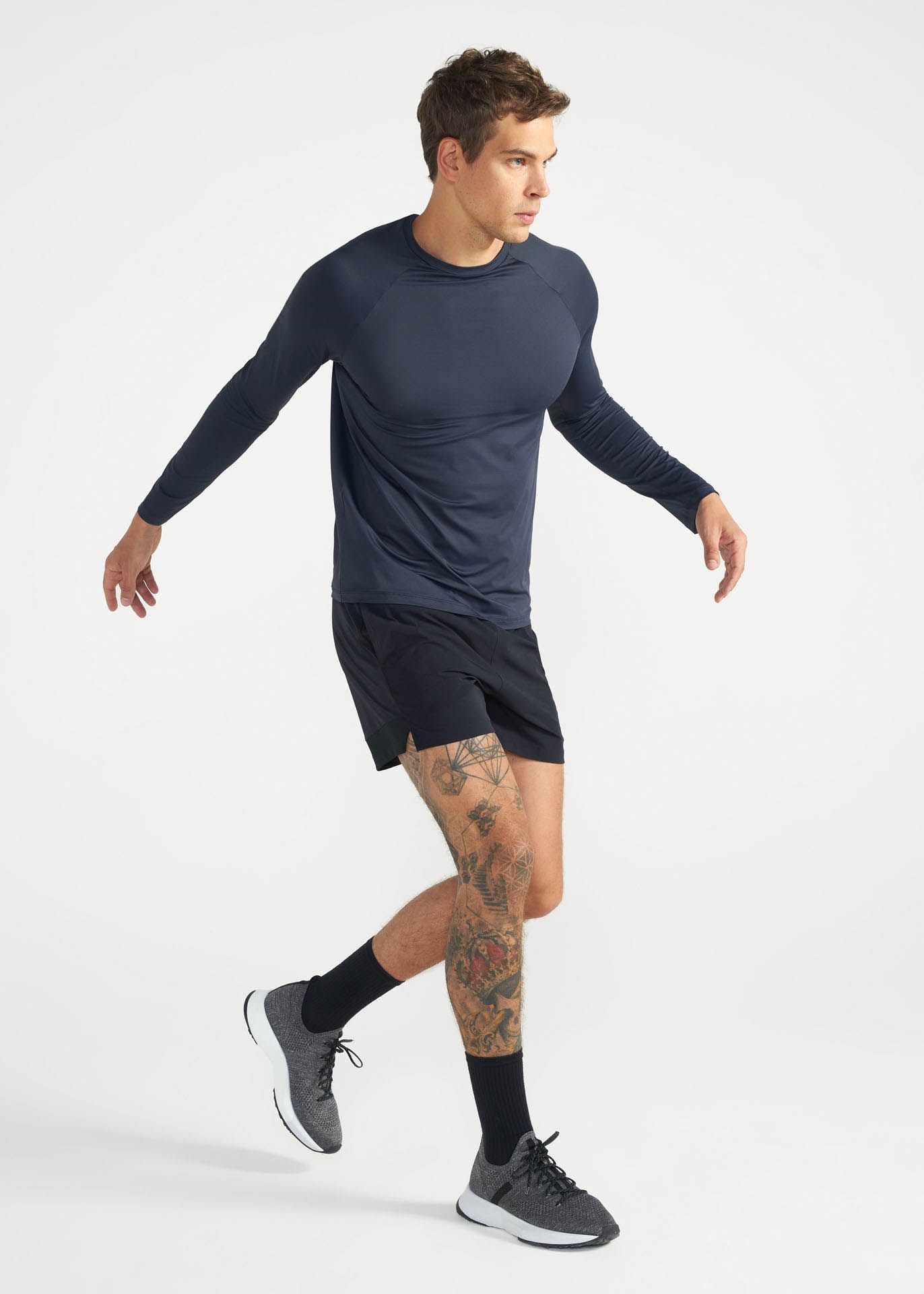 Men's Long Sleeve UV Mesh T-Shirt
