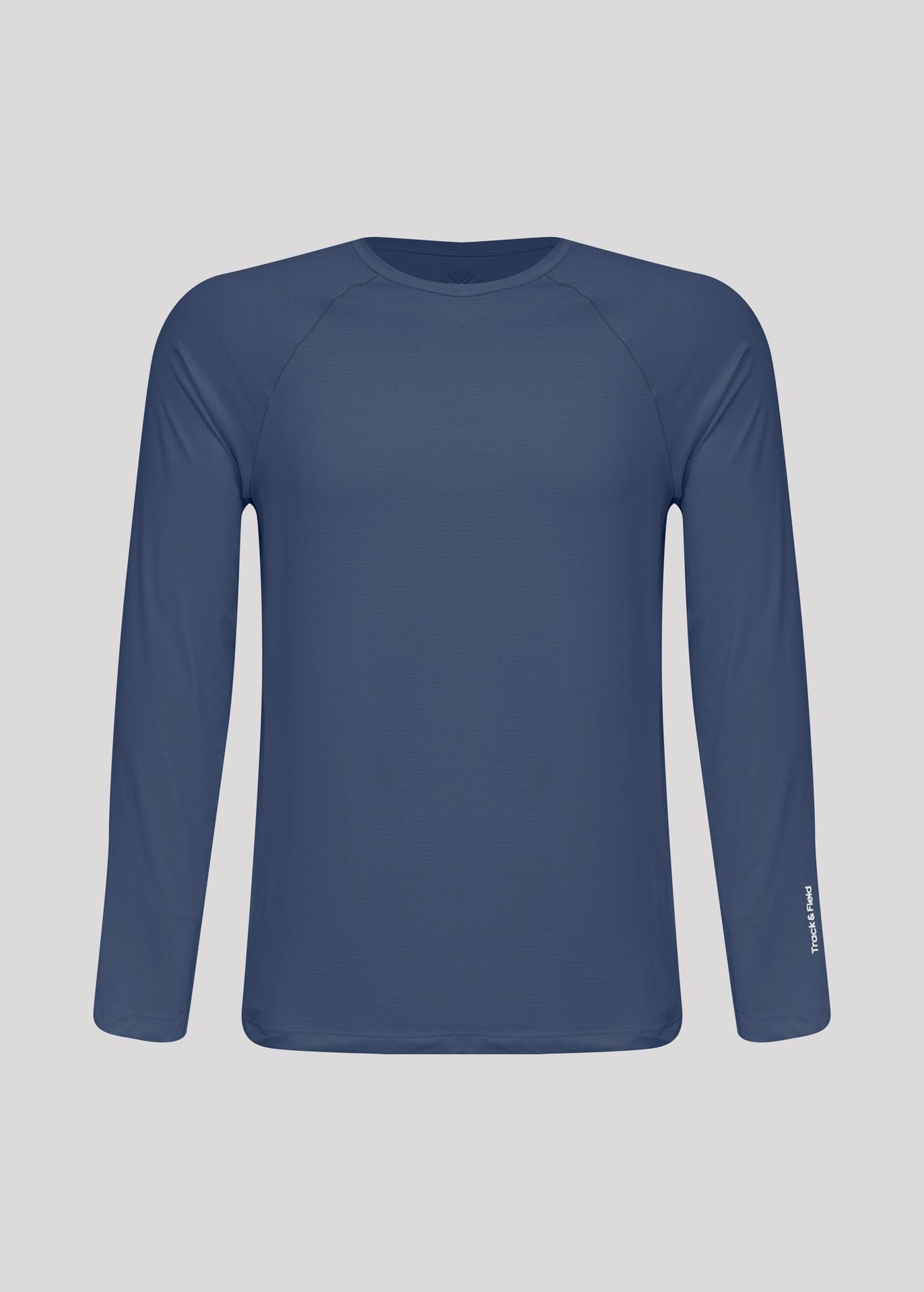 Langärmliges UV-Mesh-T-Shirt für Herren