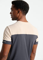 T-shirt Homem Manga Curta Recortes