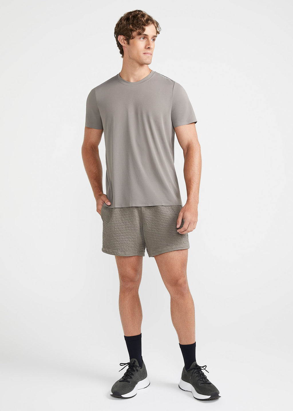 T-shirt scellé à manches courtes pour hommes