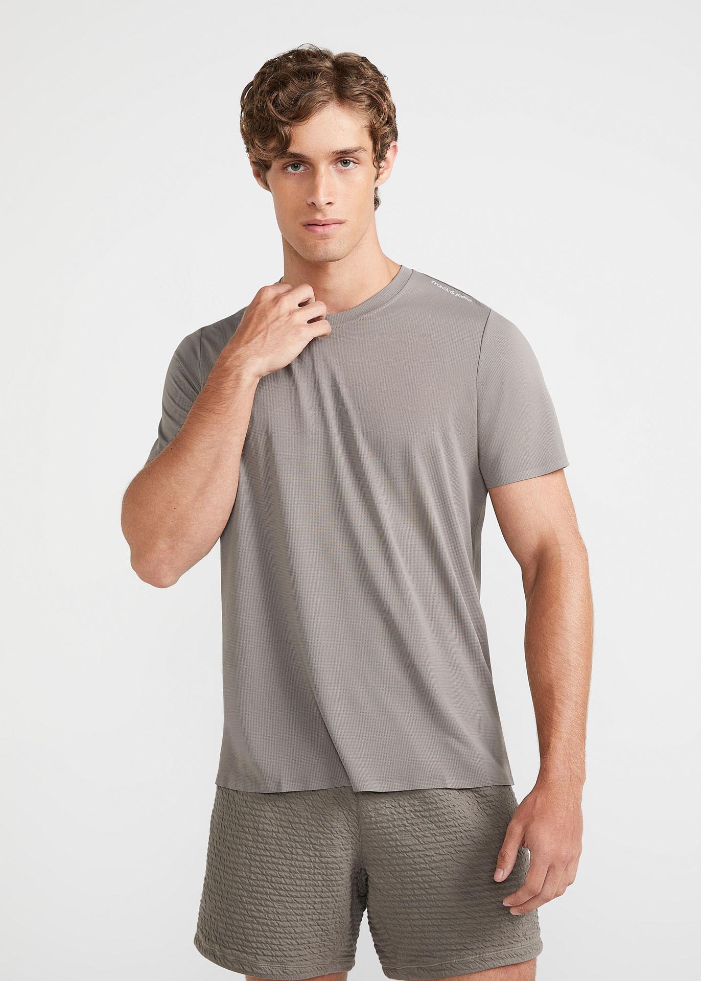 T-shirt scellé à manches courtes pour hommes