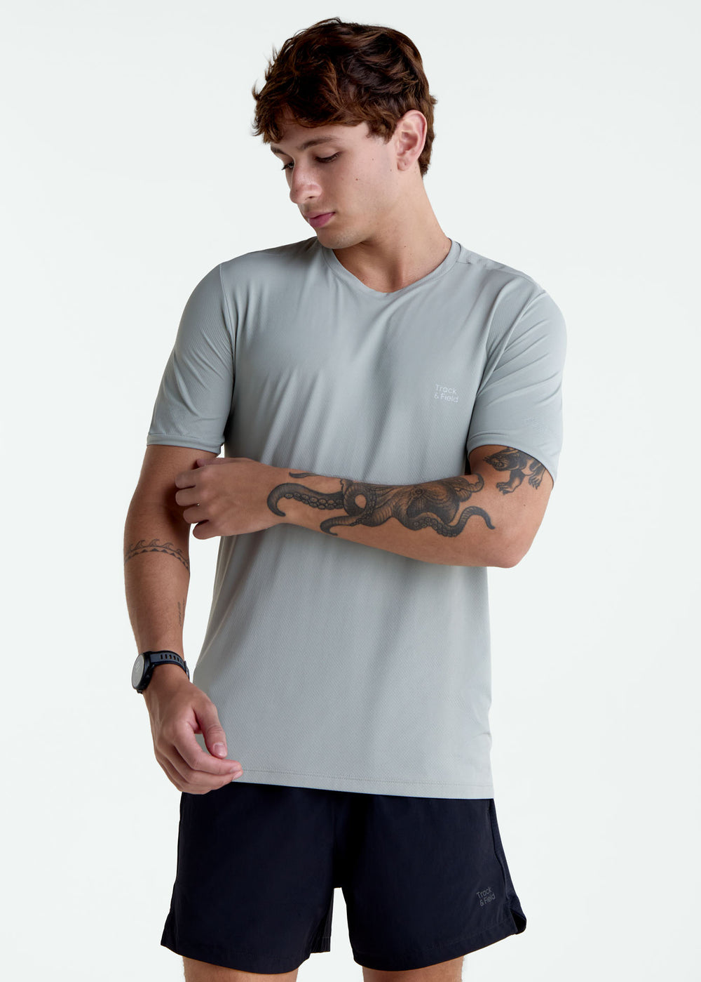 Kurzärmliges Sport-T-Shirt für Herren