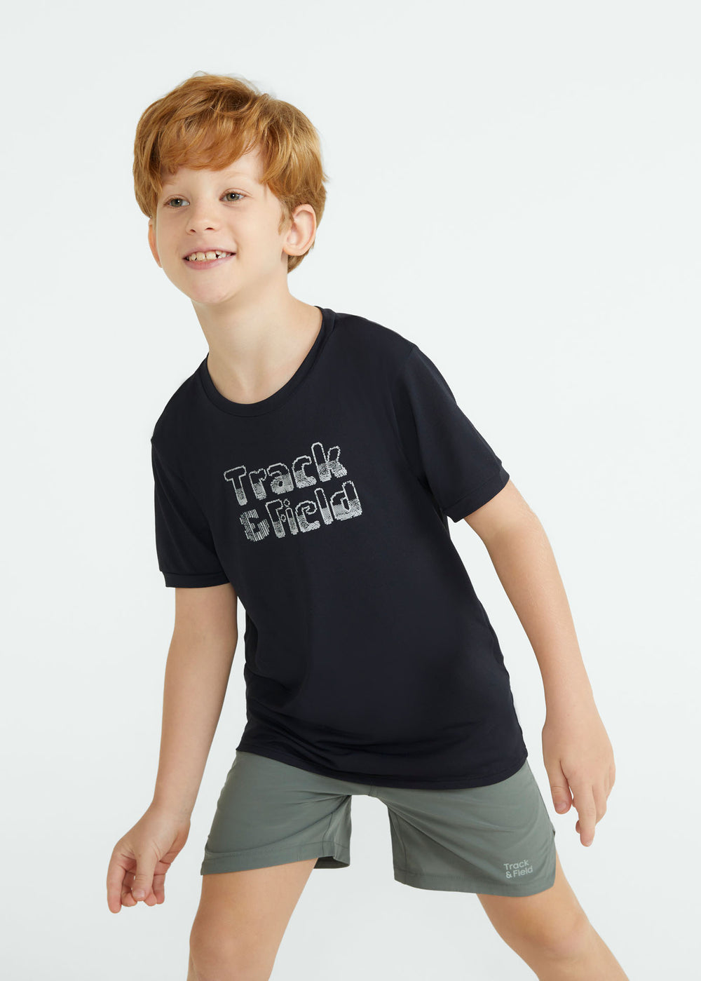 Herren Kurzarm-T-Shirt Thermodry Blocks Kids