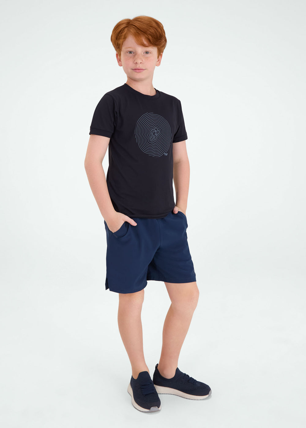 Kinder-T-Shirt Herren Kurzarm Thermodry Play