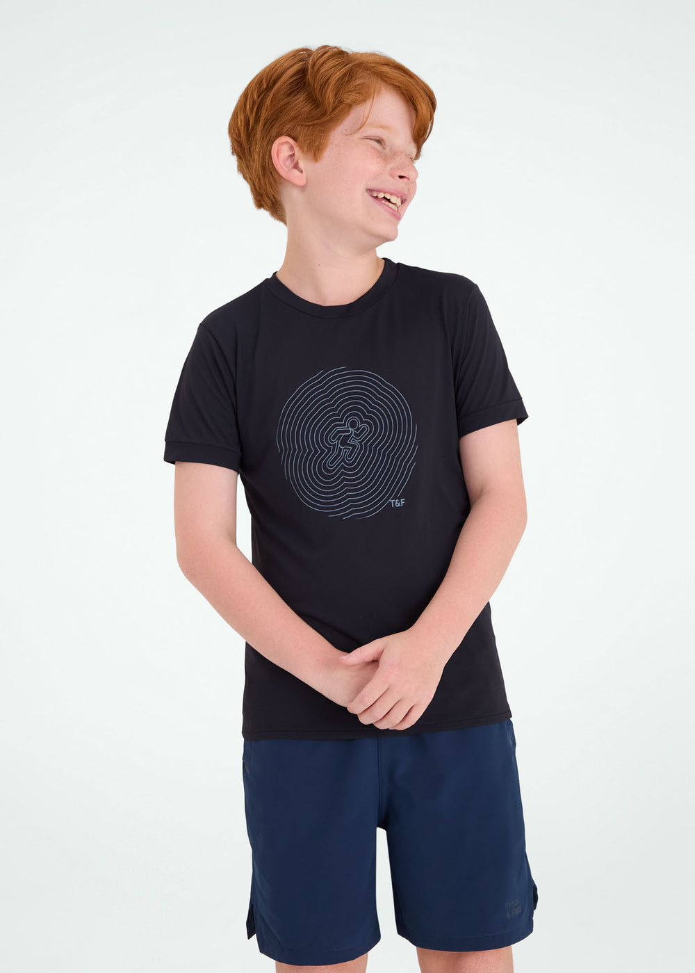 Kinder-T-Shirt Herren Kurzarm Thermodry Play