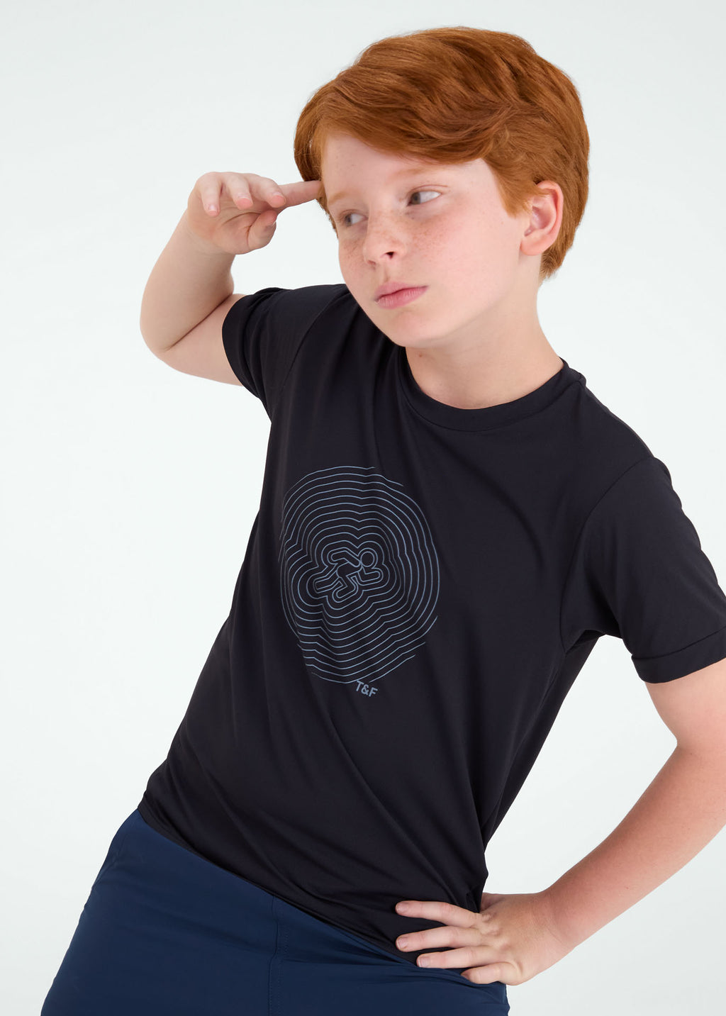 Kinder-T-Shirt Herren Kurzarm Thermodry Play