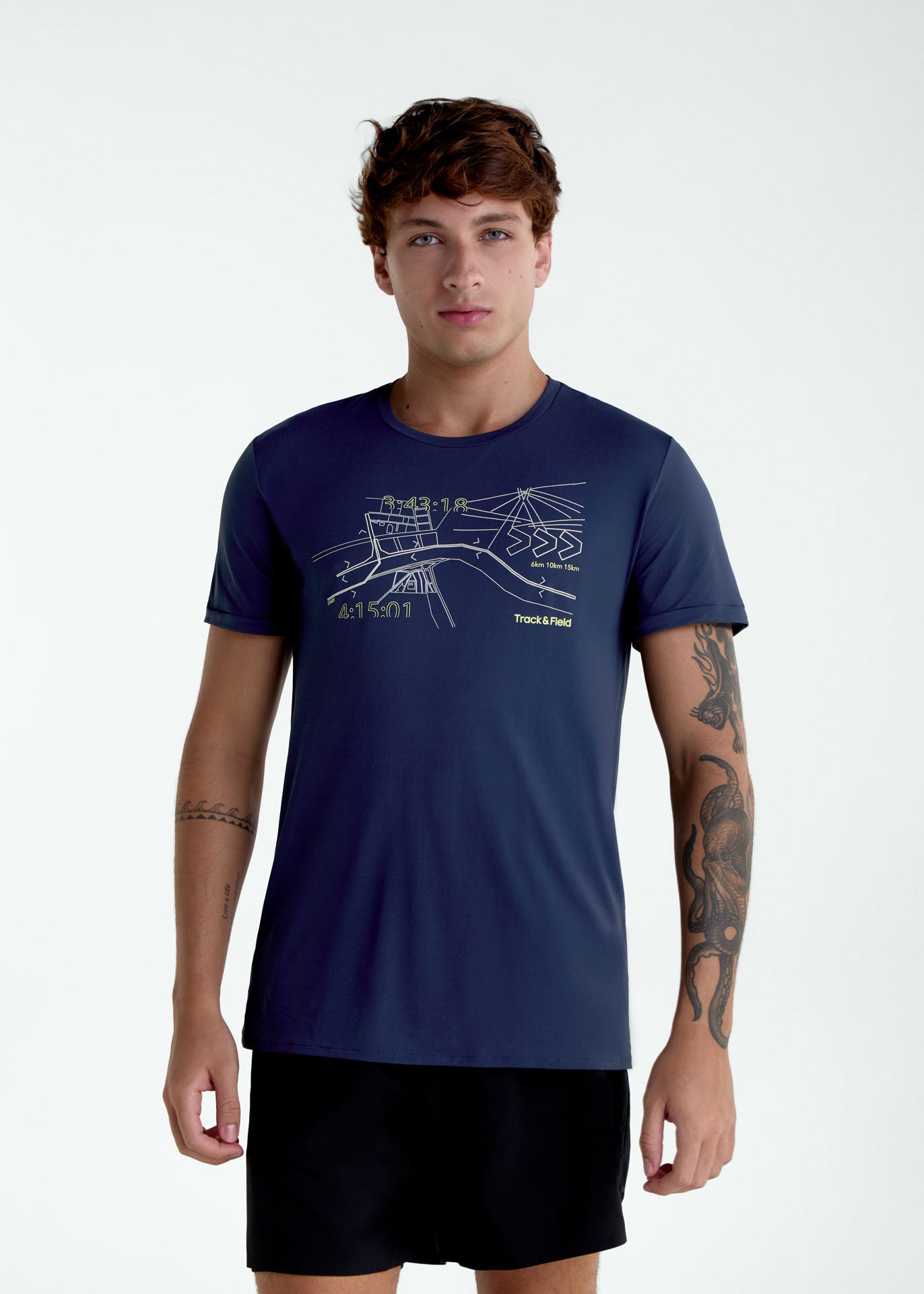 Men's Short Sleeve T-shirt Thermodry Race Time