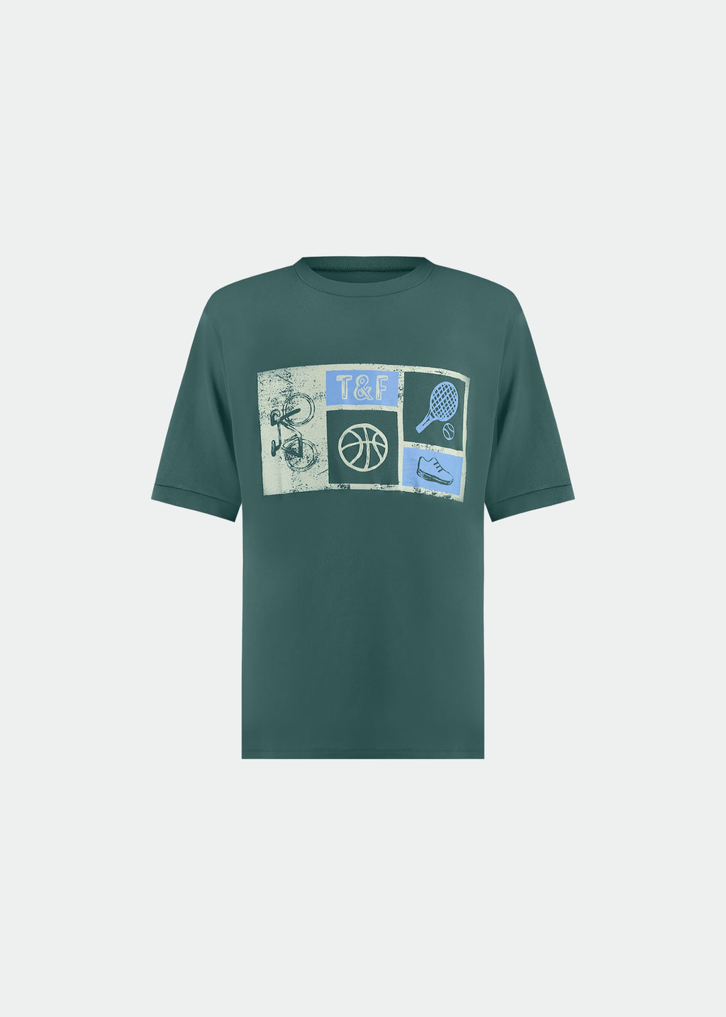 T-shirt Infantil Menino Manga Curta Thermodry® Tennis