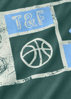 T-shirt Infantil Menino Manga Curta Thermodry® Tennis