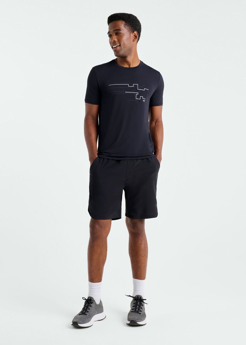 T-shirt Homem Manga Curta Thermodry® Traces