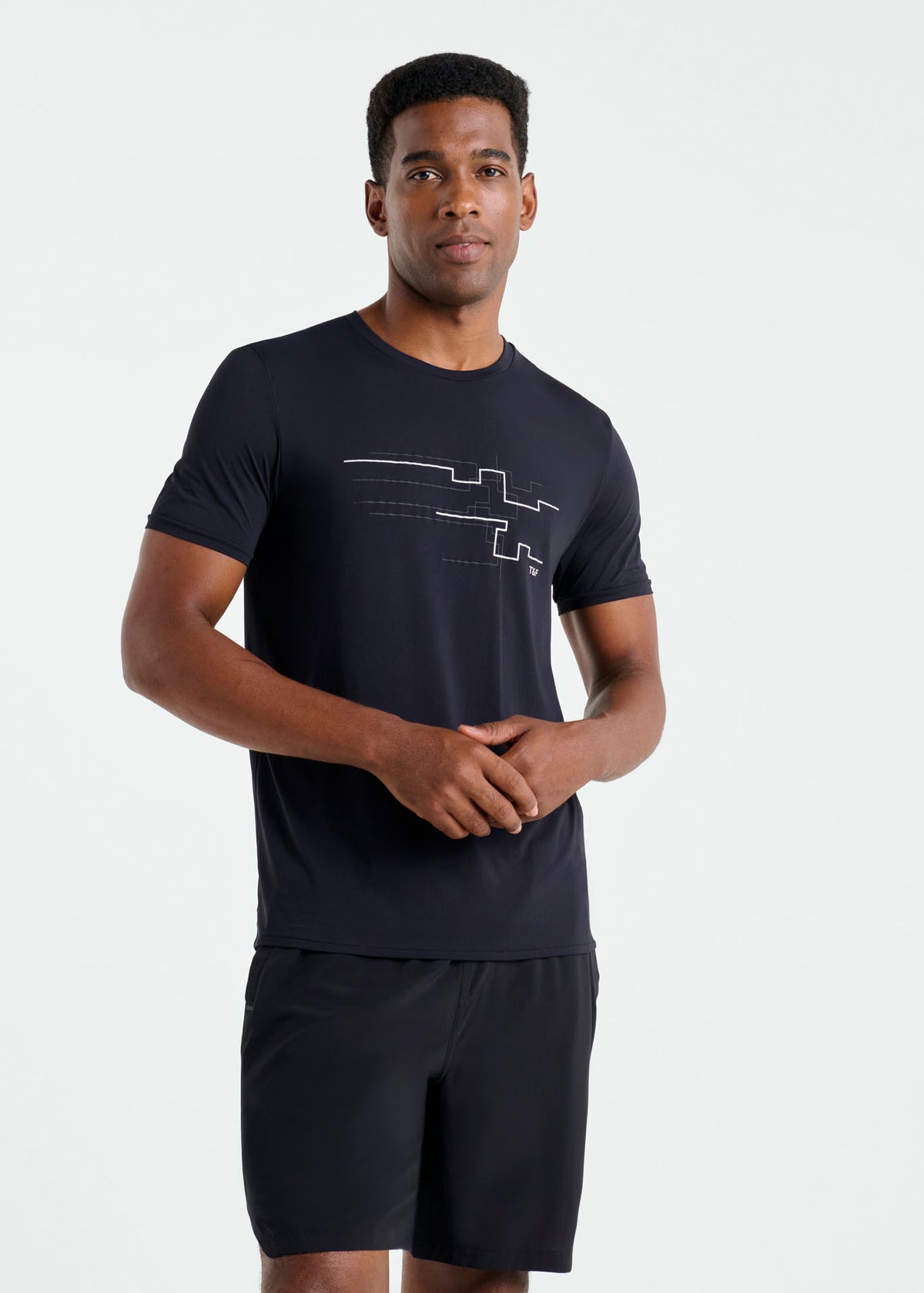 T-shirt Homem Manga Curta Thermodry® Traces