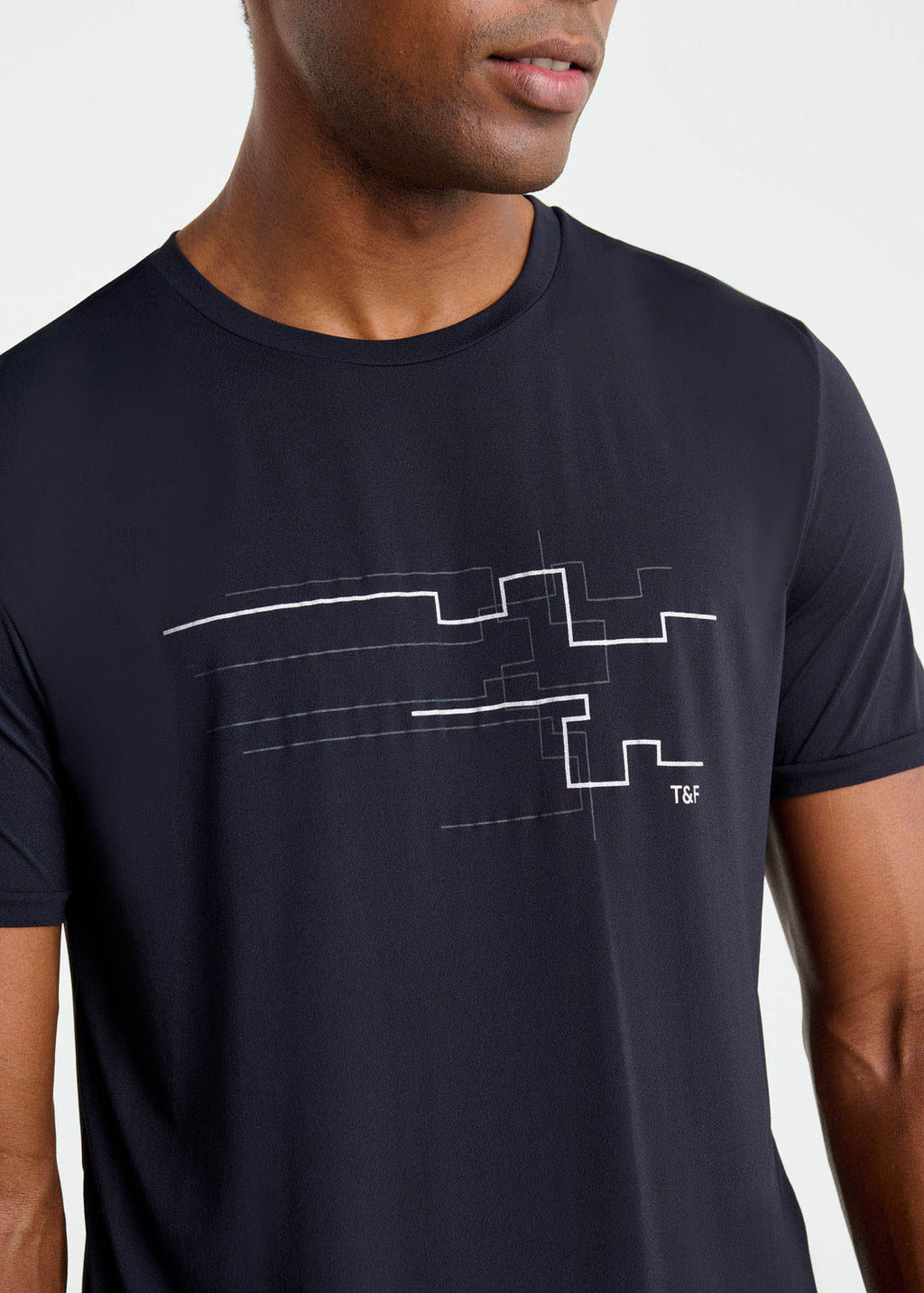 T-shirt Homem Manga Curta Thermodry® Traces