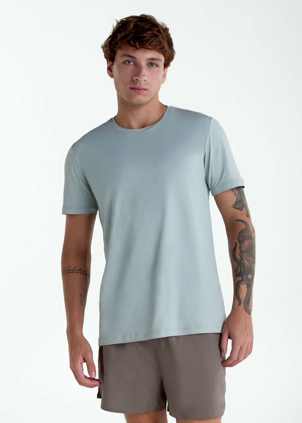 T-Shirt Homem Manga Curta Uv Mesh