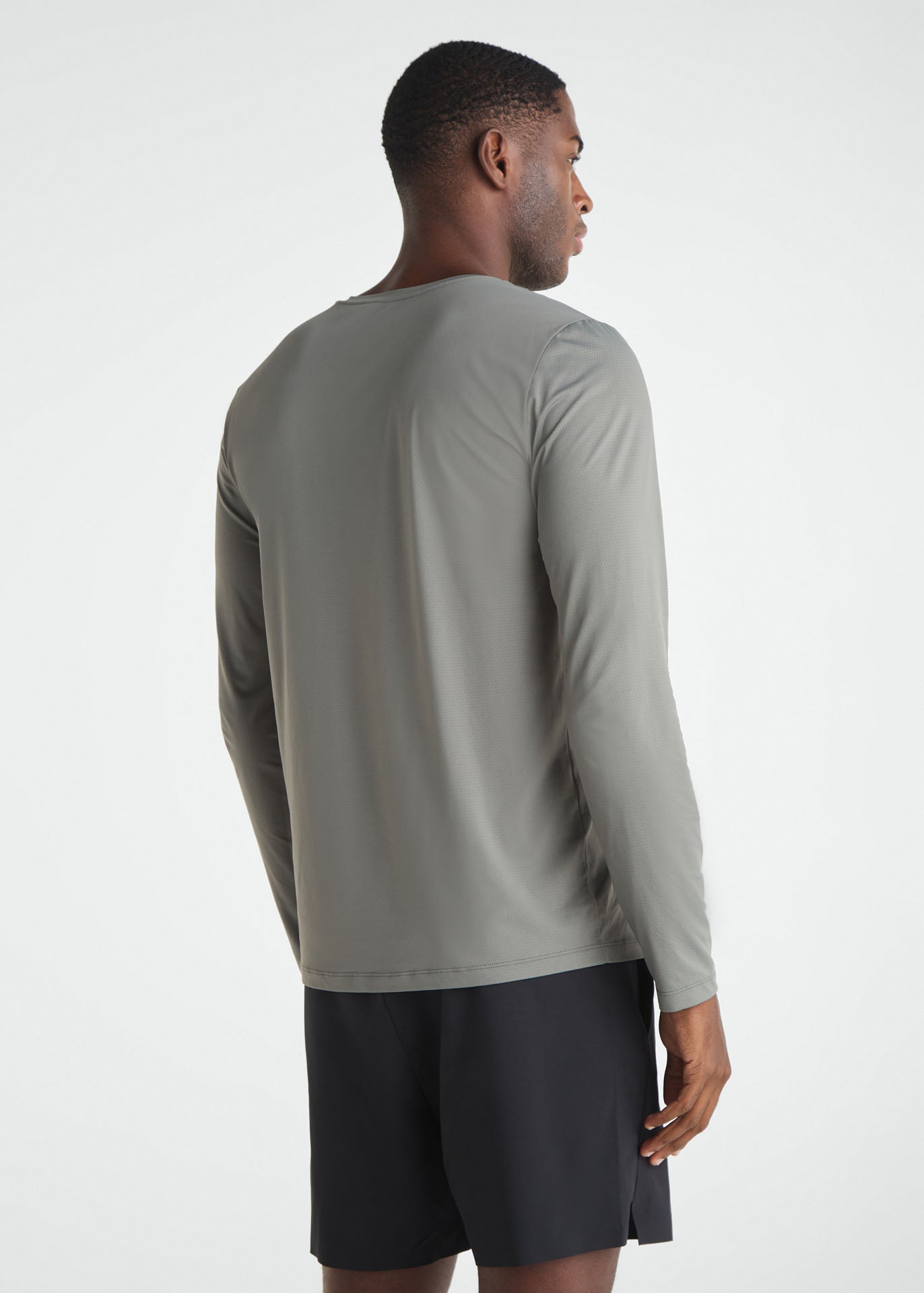 Langärmliges UV-Mesh-T-Shirt für Herren