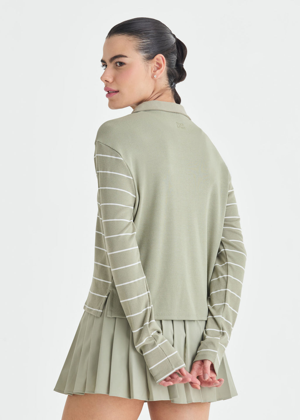 Polo Mulher Manga Longa Set