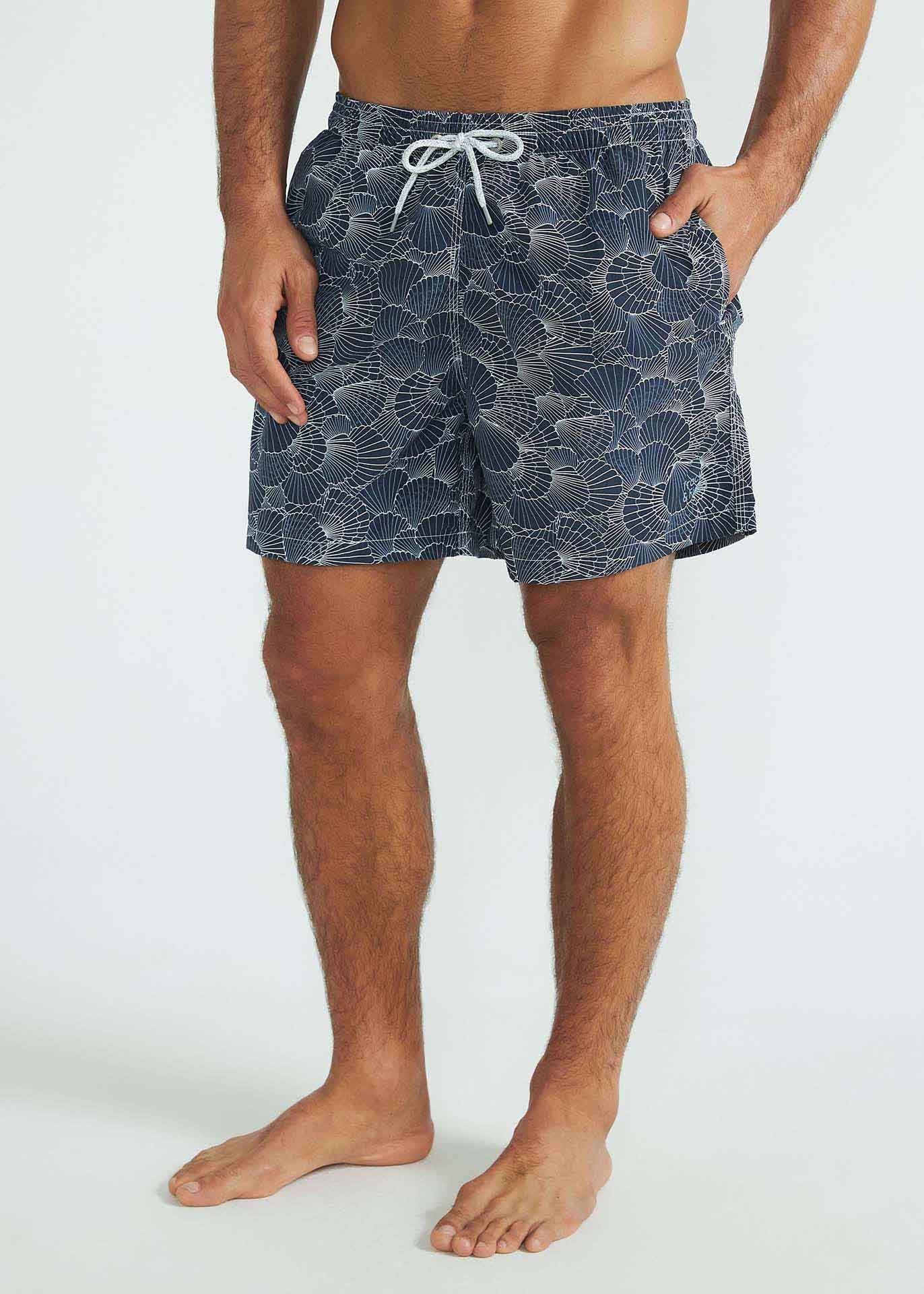 Calção Homem Beach Médio Estampado