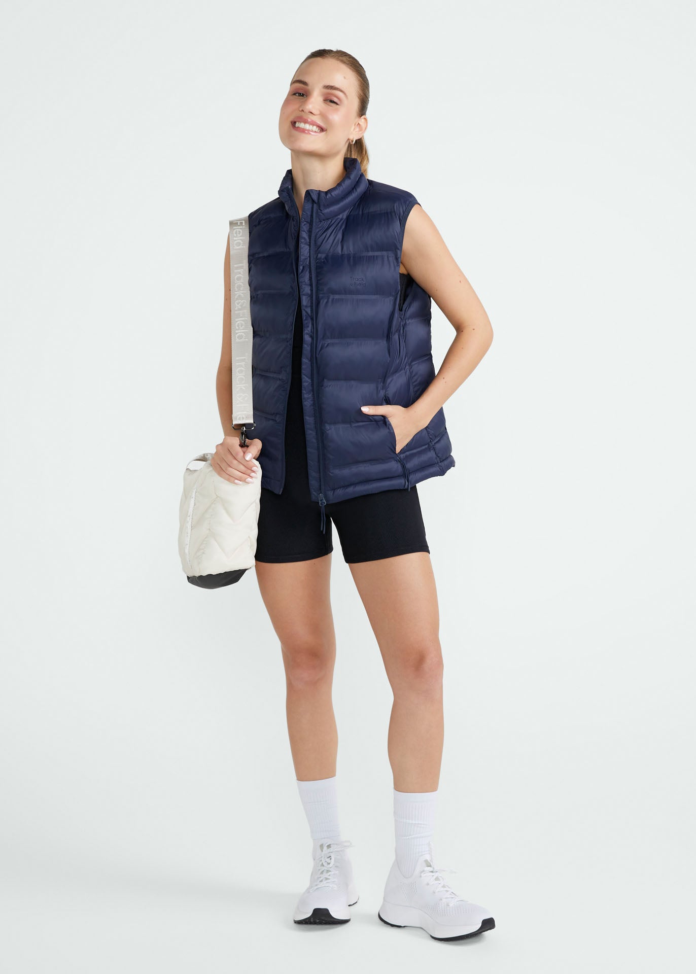 Chaleco sellado de invierno para mujer