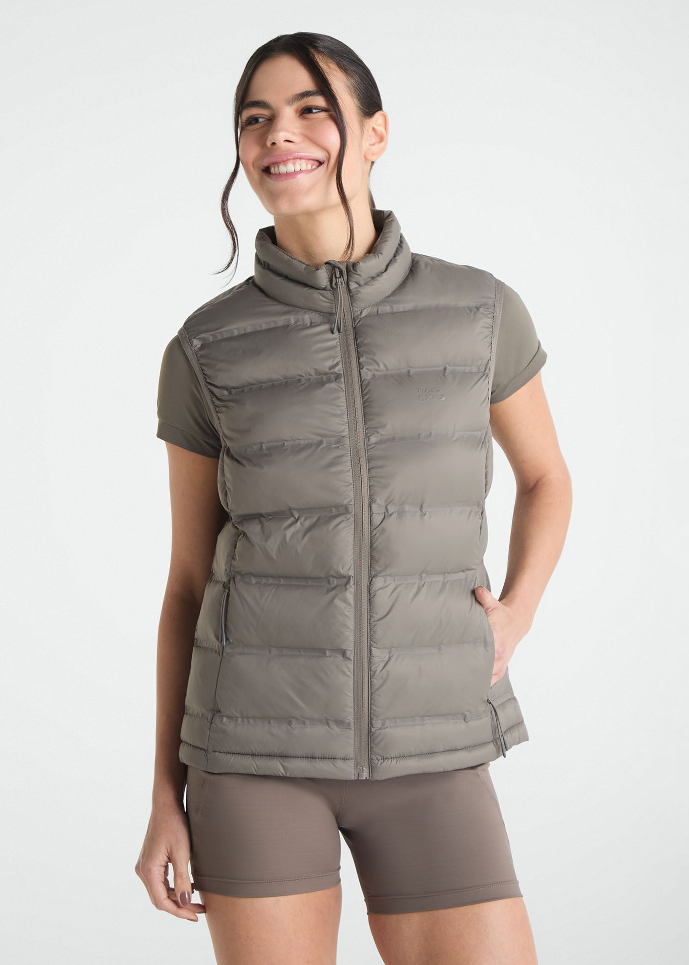 Chaleco sellado de invierno para mujer