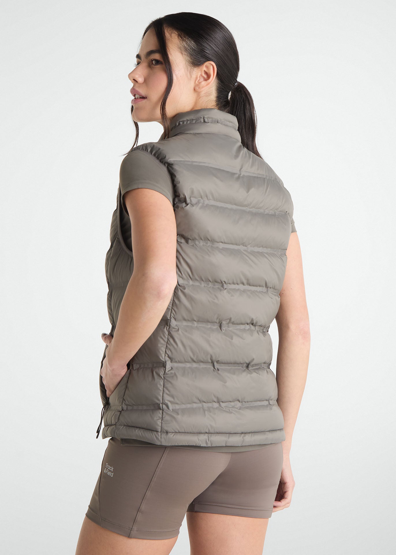 Chaleco sellado de invierno para mujer