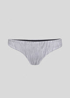 Ropa interior de bikini fina de doble cara azul marino
