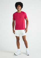 Camiseta de manga corta de malla UV para hombre